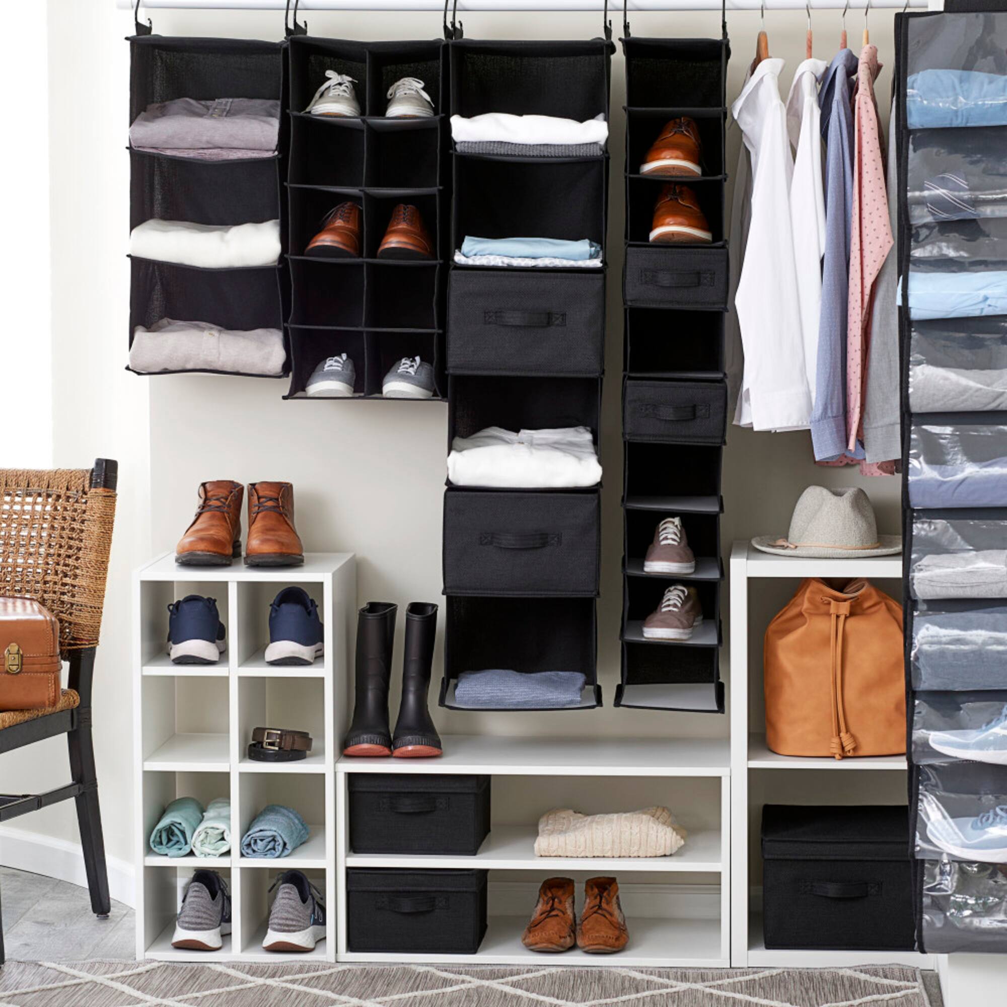 Household Essentials 3 Shelf Hanging Closet Organizer